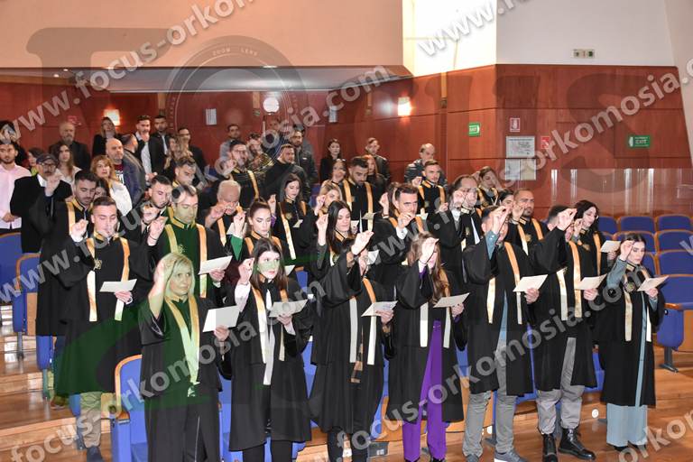 Ορκωμοσία Μεταπτυχιακού στη Φορολογική Λογιστική ΠΑΜΑΚ 21-11-2022